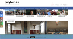 Desktop Screenshot of pazybien.es