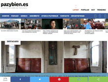 Tablet Screenshot of pazybien.es